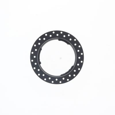 Opvulring trimless LED armatuur rond ZWART