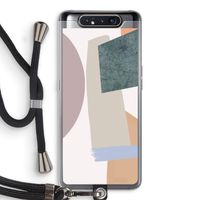 Lindo: Samsung Galaxy A80 Transparant Hoesje met koord