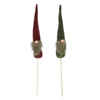 Kabouter op een stok 95 cm 2 assorti | 24 stuks