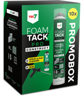 Tec7 combipack foamtack pro construct | 880 ml | 10x foamtack pro - 670996000