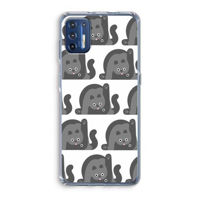 Cats: Motorola Moto G9 Plus Transparant Hoesje