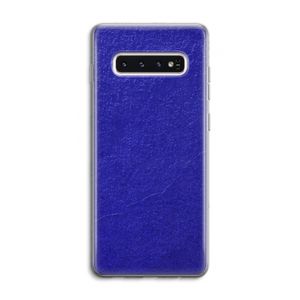 Majorelle Blue: Samsung Galaxy S10 4G Transparant Hoesje
