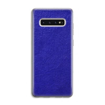 Majorelle Blue: Samsung Galaxy S10 4G Transparant Hoesje