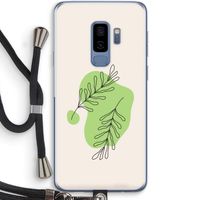 Beleaf in you: Samsung Galaxy S9 Plus Transparant Hoesje met koord