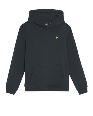 Lyle & Scott winter hoodie jongens - donker navy blauw - brush