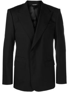 Dolce & Gabbana blazer Sicilia à boutonnière croisée - Noir