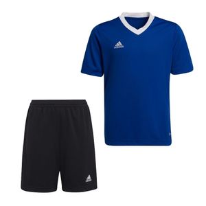 adidas Entrada 22 Trainingsset Kids Blauw Zwart Wit