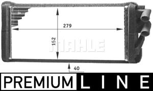 Kachelradiateur, interieurverwarming BEHR HELLA SERVICE *** PREMIUM LINE *** MAHLE, u.a. für Audi