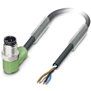 Phoenix Contact 1668182 Sensor/actuator connector, geassembleerd M12 Aantal polen (sensoren): 4 Stekker, haaks 5.00 m 1 stuk(s)