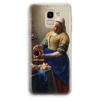 The Milkmaid: Samsung Galaxy J6 (2018) Transparant Hoesje - thumbnail