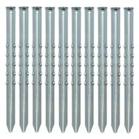 Grondpennen/tentharingen van metaal - 40 cm - 30x stuks - XXL size - Kampeer artikelen