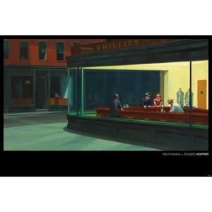 Edward Hopper Nighthawks Poster 61x91.5cm