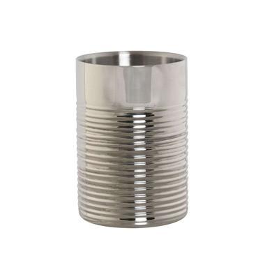 Wijnfleskoeler Home ESPRIT Gouden Zilverkleurig Roestvrij staal 12 x 12 x 18 cm