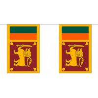 Luxe Sri Lanka vlaggenlijn 9 meter