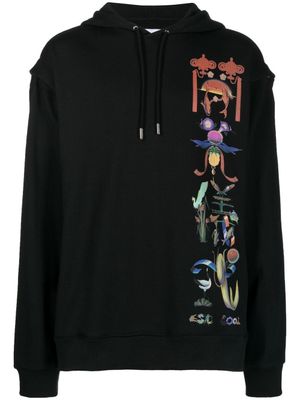 Opening Ceremony hoodie à logo imprimé - Noir
