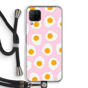 Dancing eggs: Huawei P40 Lite Transparant Hoesje met koord
