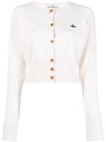 Vivienne Westwood cardigan à motif Bea Orb brodé - Tons neutres