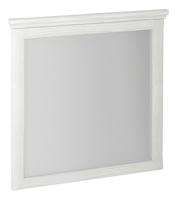 Spiegel met Houten Frame Sapho Cross Wit Hout 70x80 cm