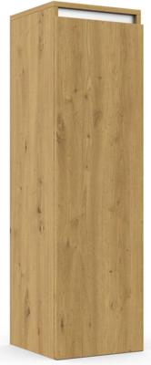 Saqu Gaia halfhoge kast rechts 35x34x120cm naturel eiken