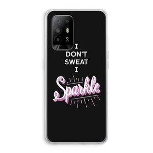 Sparkle quote: Oppo A94 5G Transparant Hoesje