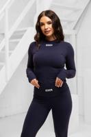 Unique The Label Nena Longsleeve Dames Donkerblauw - Maat S - Kleur: Donkerblauw | Soccerfanshop