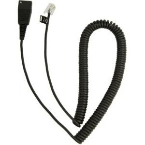 Jabra QD Cord, Coiled, Mod. Plug