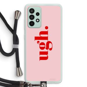 Ugh: Samsung Galaxy A52s 5G Transparant Hoesje met koord