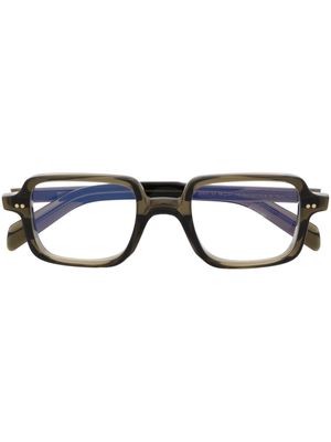 Cutler & Gross lunettes de vue à monture carrée bicolore - Vert