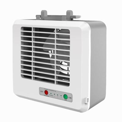 Draagbare mini Silent huishoudelijke energiebesparing Desktop Air Conditioner ventilator elektrische luchtkoeler (wit)