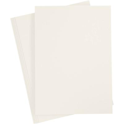 Creativ Company Karton, a4, vel 210x297 mm, 220 gr, off-white, 10 stuk/ 1 doos