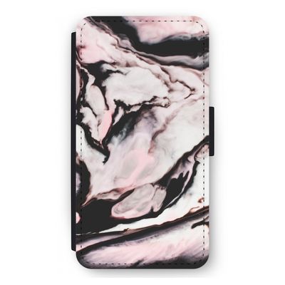 Roze stroom: iPhone 12 mini Flip Hoesje