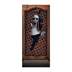 Horror deur scenesetter/deurposter - zombie non - Halloween thema versiering - 180 x 80 cm