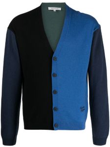 Maison Kitsuné cardigan à logo brodé - Multicolore