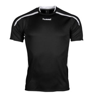 Hummel 110005K Preston Shirt Korte Mouw Kids - Black-White - 140