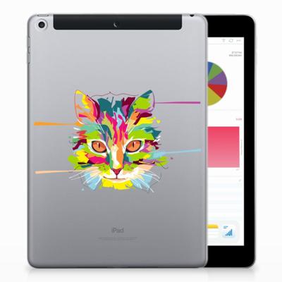 Apple iPad 9.7 2018 | 2017 Tablet Back Cover Cat Color Apple iPad 9.7 2018 | 2017 Tablet Back Cover Cat Color