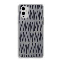 Marrakech Zigzag: OnePlus 9 Transparant Hoesje