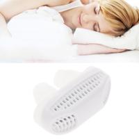 2 in 1 ABS silicone Anti Snurk Luchtreiniger (wit)