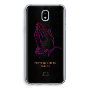 Praying For My Haters: Samsung Galaxy J5 (2017) Transparant Hoesje