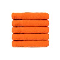 The One Handdoek 450gram 50x100 cm Oranje (5 stuks)