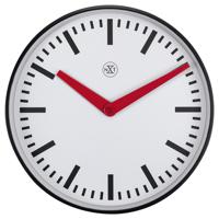 NeXtime NX-7360ST Stationsklok - 25.5cm - Stille Wandklok - Wit - NXt By - "Newcastle"