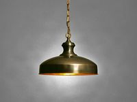 Hanglamp Modena antiek brons kap in kleur