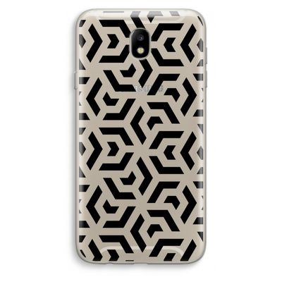 Crazy pattern: Samsung Galaxy J7 (2017) Transparant Hoesje