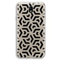 Crazy pattern: Samsung Galaxy J7 (2017) Transparant Hoesje