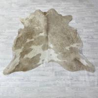 Koeienhuid beige wit 185x195cm S - thumbnail