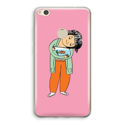 Visknuffel: Huawei Ascend P8 Lite (2017) Transparant Hoesje