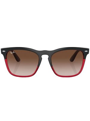 Ray-Ban lunettes de soleil Steve à monture d'inspiration wayfarer - Gris