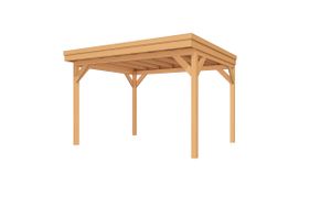 Buitenverblijf EASYLINE Plat dak - 400x300 cm - Bouwpakket- Plat dak- - YARD Outdoor