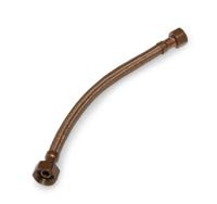 Blue Label flexibele aansluitslang 1/2"x3/8" bi-bi 25cm brons PVD