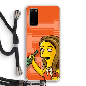 Jamie Lee Simpson: Samsung Galaxy S20 Transparant Hoesje met koord