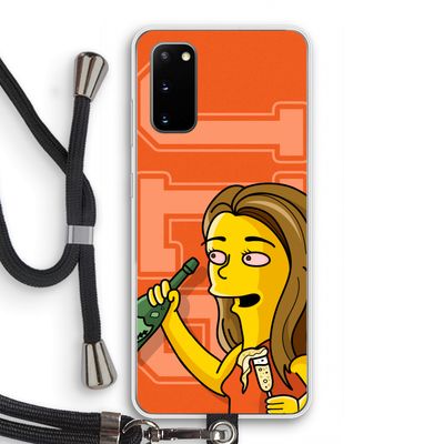 Jamie Lee Simpson: Samsung Galaxy S20 Transparant Hoesje met koord